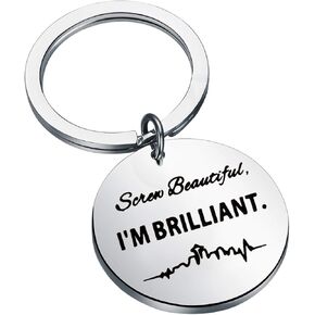 CHOORO Screw Beautiful I'm Brilliant Keychain Inspired Jewelry