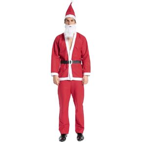Men's Christmas Santa Claus Full Set Costume