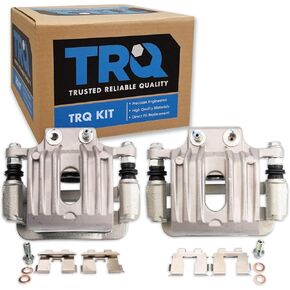 TRQ Rear Brake Caliper Set Compatible with 2007-2009 Hyundai Santa Fe