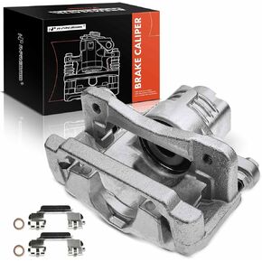 A-Premium Disc Brake Caliper Assembly with Bracket Compatible with Select Cadillac Models - CTS 2006-2007 2.8L/3.6L, STS 2005-2011 - Rear Left Driver Side