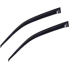 SCITOO Outside Mount Window Visor Deflector Rain Guard Dark Smoke, 2 Pcs Set Fit for 1993-1995 for Honda Civic