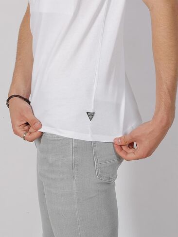 GUESS Men's Short Sleeve BSC Embossed Tee in Saudi Arabia