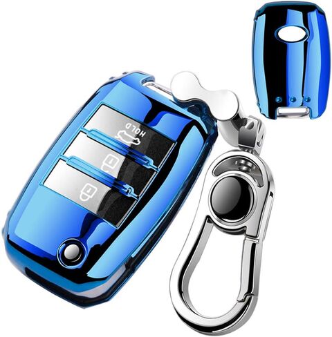 Car Key Fob Cover,Fit for Kia Folding Key Fob Optima Alloy Keychain Red… in Kuwait