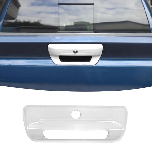 Tailgate Exterior Door Handle Trim Cover, Rear Trunk Grab Handle Cover for 2018-2024 Dodge RAM 1500(Chrome) in Kuwait