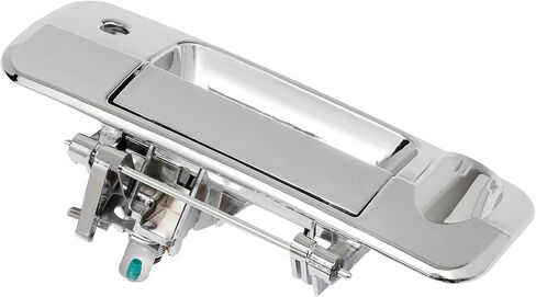 Gledewen Chrome Tailgate Door Handle, Compatible with 2007-2013 Toyota Tundra, Exterior Rear w/Camera Hole | Replaces 69090-0C051,690900C051,81214 Liftgate Outside Door Latch Handle in Saudi Arabia