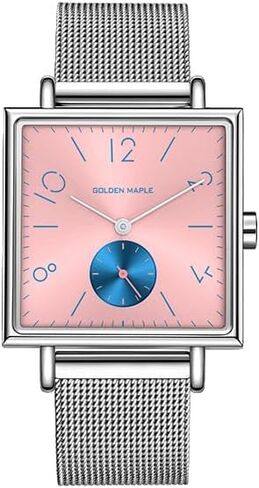 Ladies Watches Swiss Quartz Movement Watches for Women Square Watch - Rainbow Series in Kuwait