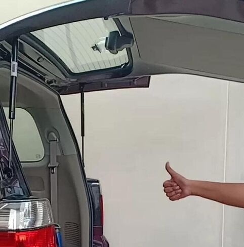 دعامات الباب الخلفي لسوزوكي APV Van 2004-2020 جذع التمهيد رفع دعم قضبان الغاز الربيع المكبس امتصاص الصدمات المخمدات (أسود) in Saudi Arabia