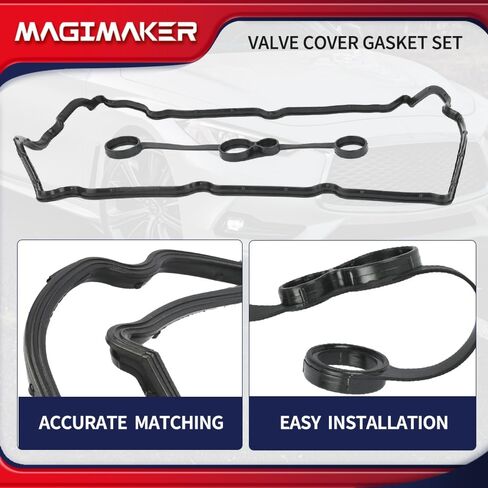 مجموعة حشية غطاء الصمام متوافقة مع إنفينيتي G37 Q40 Q50 Q60 QX50 QX70 M37 FX37 2008-2019، نيسان 370Z 2009-2020 استبدال 13270-EY01A 13270-EY01B 13271-EY00A in Kuwait