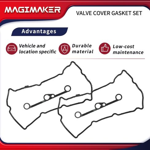 مجموعة حشية غطاء الصمام متوافقة مع إنفينيتي G37 Q40 Q50 Q60 QX50 QX70 M37 FX37 2008-2019، نيسان 370Z 2009-2020 استبدال 13270-EY01A 13270-EY01B 13271-EY00A in Kuwait