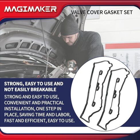 مجموعة حشية غطاء الصمام متوافقة مع إنفينيتي G37 Q40 Q50 Q60 QX50 QX70 M37 FX37 2008-2019، نيسان 370Z 2009-2020 استبدال 13270-EY01A 13270-EY01B 13271-EY00A in Kuwait