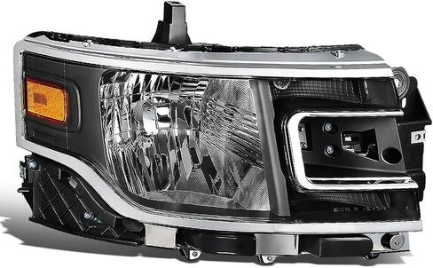DNA Motoring OEM-HL-0102-R Black Housing Factory Style Passenger Side Headlight Replacement For 13-19 Flex in Saudi Arabia