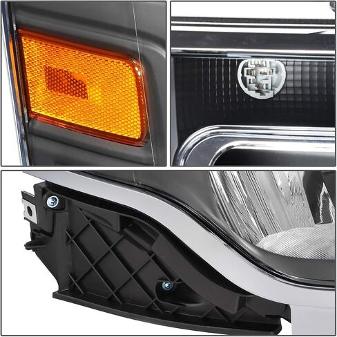 DNA Motoring OEM-HL-0102-R Black Housing Factory Style Passenger Side Headlight Replacement For 13-19 Flex in Saudi Arabia