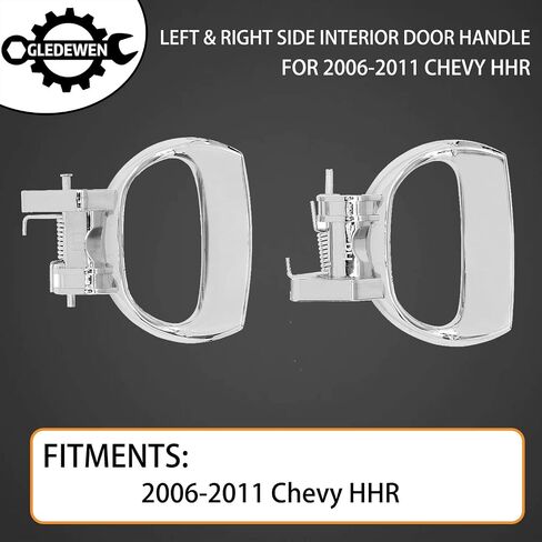 Gledewen Interior Door Handle Front Rear Left Driver Side | for 2006-2011 Chevy HHR | Replaces# 88529, 19299614, 25812196 in Kuwait