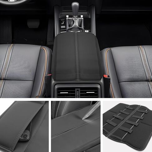 SXCY Compatible with Mazda CX50 Armrest Cover 2025 Suitable for Mazda CX-50 2025 Accessories 2023 2024 2025 CX50 Center Console Cover(Black Line) in Kuwait