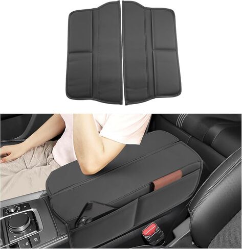 SXCY Compatible with Mazda CX50 Armrest Cover 2025 Suitable for Mazda CX-50 2025 Accessories 2023 2024 2025 CX50 Center Console Cover(Black Line) in Kuwait