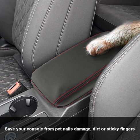 SXCY Compatible with Mazda CX50 Armrest Cover 2025 Suitable for Mazda CX-50 2025 Accessories 2023 2024 2025 CX50 Center Console Cover(Black Line) in Kuwait