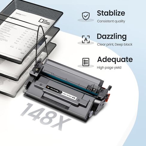 XJI 206A (مع أحدث رقاقة وجهاز ترقية) استبدال خراطيش الحبر المتوافقة مع حبر HP 206 A X 206X (4 عبوات)، لطابعة Pro MFP M255 M255dw M282 M282nw M283 M283cdw M283fdw الملونة بالليزر النفاثة in Saudi Arabia
