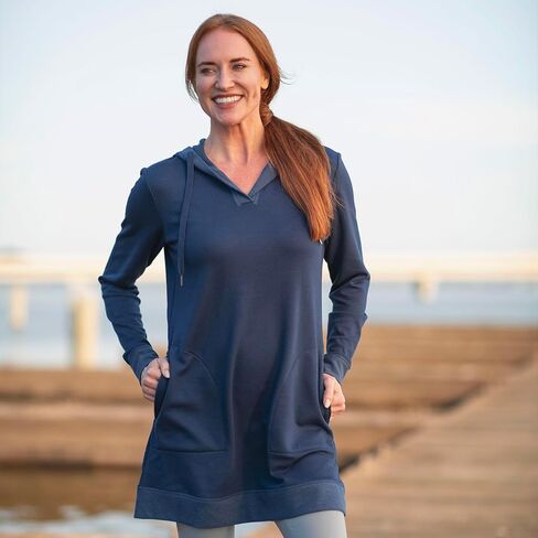 Legendary Whitetails Women's Legendary Outdoors Long Sleeve Hooded Knit Sweatshirt Dress in Saudi Arabia