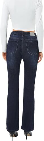 MetHera Women's Le Mel Classic Stretch Curvy Bootcut Jeans in Saudi Arabia