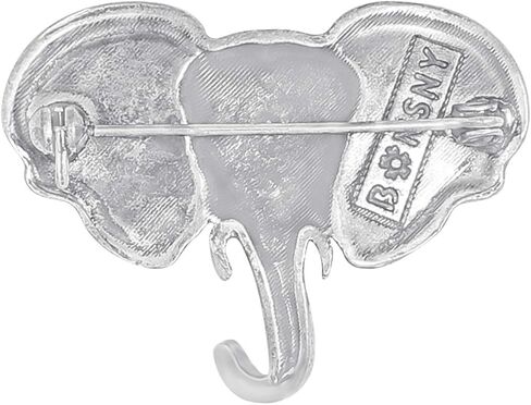 Enamel Zinc Alloy Fashion Elephant Brooches Pins Jungle Animals Trunk Rhinestone Jewelry Fun Gifts for Women Kids Girls Party Gifts Charms in Kuwait