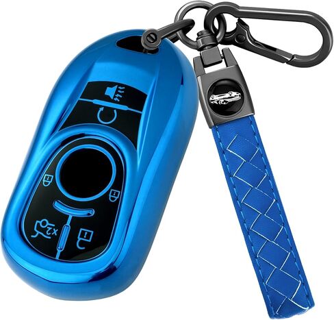 Key Fob Cover with Keychain for Buick Encore Lacrosse 2017-2020 Smart Remote Key Case in Saudi Arabia