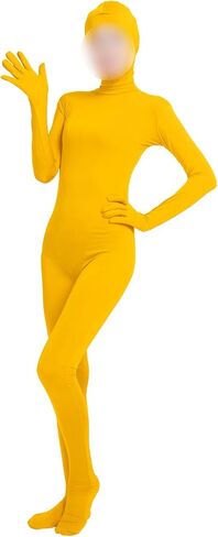 Girls' Women's Full Body Open Face Spandex Unitard Mask Zentai Costume Bodysuit in Kuwait