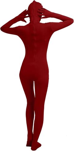 Girls' Women's Full Body Open Face Spandex Unitard Mask Zentai Costume Bodysuit in Kuwait