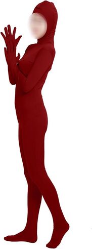 Girls' Women's Full Body Open Face Spandex Unitard Mask Zentai Costume Bodysuit in Kuwait