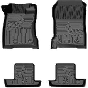 Mixsuper Floor Mats for Toyota GR86 2022-2024 All Weather Floor Liners 1st & 2nd Row Set Black