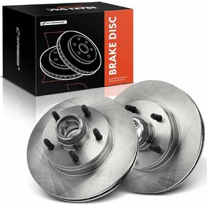 A-Premium 10.28 inch (261mm) Front Vented Disc Brake Rotors Compatible with Select Ford and Mazda Models - Ranger 1998-2001, B2500/B3000/B4000 1998-2000, 2WD, 2-PC Set
