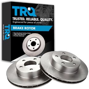 TRQ Front Brake Rotors Set Vented Compatible with 1995-2001 Ford Explorer 1998-2003 Ranger 1998-2002 Mazda B4000 1998-2001 Mercury Mountaineer