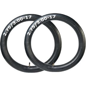 17 inch Tires 2.75/3.00-17(80/90-17) Inner Tube for Mini Pit Bikes, Replacement Front/Rear Tire Tubes [2 Pack | Thickened Butyl Tire | Straight Valve]