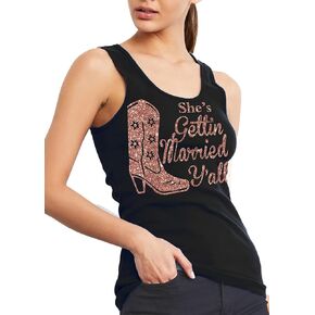 RhinestoneSash Bride, Bridal Party Bachelorette Shirts - Bride, Bridesmaid, Maid of Honor, Bride Squad Tanks