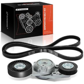 A-Premium Engine Serpentine Belt Drive Kit with Tensioner Compatible with Toyota Camry 2010-2011 2.5L