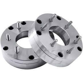 EZAccessory 2 Wheel Adapters 8x6.5 to 6x5.5 Fits Early Ford Chevy Dodge Hub & Mount 6 Lug Chevy Toyota Wheels