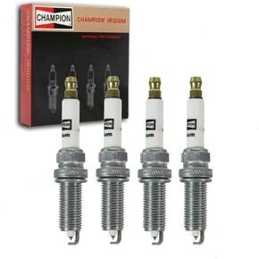 4 pc Champion Iridium Spark Plugs compatible with Toyota Corolla 1.8L L4 2009-2019