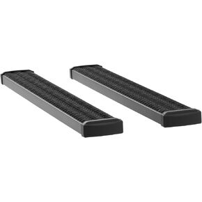 LUVERNE 415060-401730 Grip Step Black Aluminum 60-Inch Running Boards, XD Brackets, Select Ford F-250, F-350, F-450, F-550 Super Duty Regular Cab
