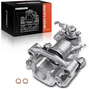 A-Premium Disc Brake Caliper Assembly with Bracket Compatible with Select Nissan Models - 240SX 1995 1996 1997 1998, L4 2.4L Coupe - Rear Right Passenger Side