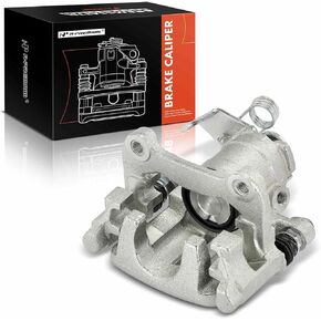 A-Premium Disc Brake Caliper Assembly with Bracket Compatible with Volkswagen Jetta 1993-1999, Passat 1993-1997, Golf 1993-1999, Corrado 1993-1995 - Rear Left Driver Side