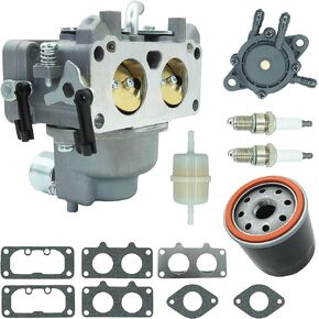 المكربن ​​يناسب محركات KAWASAKI FH721V FH641V FH601V FH661V FH680V FX801V FX850V مع استبدال فلتر الهواء #15004-1005 15004-1008 15004-1010 15004-1018 15004-7024 15004-7029 15004-0757