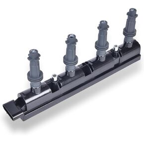 Ignition Coil Pack UF596 Iridium Spark Plugs 93501 Compatible with Toyota Corolla Matrix Prius Scion xD Lexus CT200h Pontiac Vibe 1.8L L4 Set of 4 Coil Packs Replaces 90919-02252 UF619