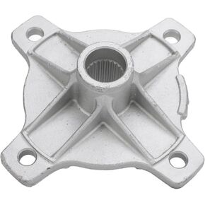 24T Spline 4 Stud Rear Axle Wheel Hub Silver Quad ATV Kart