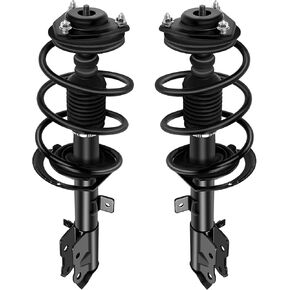 Complete Struts Shock Absorbers FWD & 4WD Fits for 2007-2012 for Dodge Caliber, 2007-2010 for Jeep Compass, 2007-2010 for Jeep Patriot cciyu 172368 172367 Quick Struts Assembly Front Pair Struts
