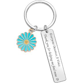 Speech Teacher Keyring Speech Coach Jewelry Speech Therapy Thank You Keychain
