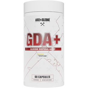 Axe & Sledge GDA+, Glucose Disposal Agent with GlucoVantage, 30 Servings, 60 Veggie Capsules