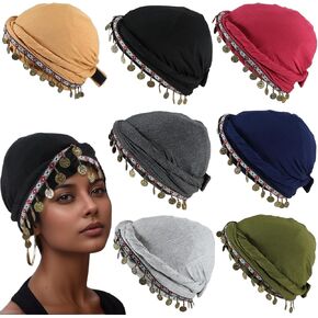 Silk Satin Lined Turban Halo Breathable Skull Cap Ideal Wave Cap Chemo Pre-Tied Bonnet Hair Cover for Women