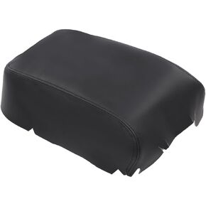 GRAND ORANGE Center Console Cover Armrest Cover Compatible with Dodge Charger 2011-2023 Vinyl Leather Armrest Upholstery Anti-Scratch Black Car Armrest Seat Box Cover Protector