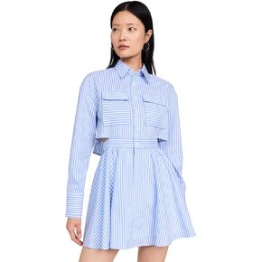 o.p.t Women's Stripe Long Sleeve Dress