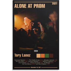 Tory Lanez ALONE AT PROM 2021 Canvas Poster Bedroom Decoration Landscape Office Valentine's Birthday Gift Unframe-style12x18inch(30x45cm)