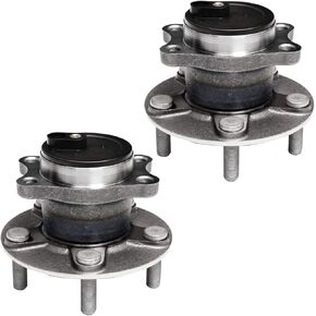 KEYOOG 2Pcs 512332 (5 Lug,For FWD and 4-Wheel ABS) Rear Wheel Hub and Bearing Assembly Fit For 11-14 C-hrysler 200/07-10 Sebring [08-14 D-odge Avenger /07-12 Caliber ] 07-16 J-eep Compass/Patriot